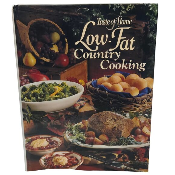 Taste Of Home Low Fat Country Cooking Cookbook Vintage Recipe Book Down Home Foo - Picture 1 of 15